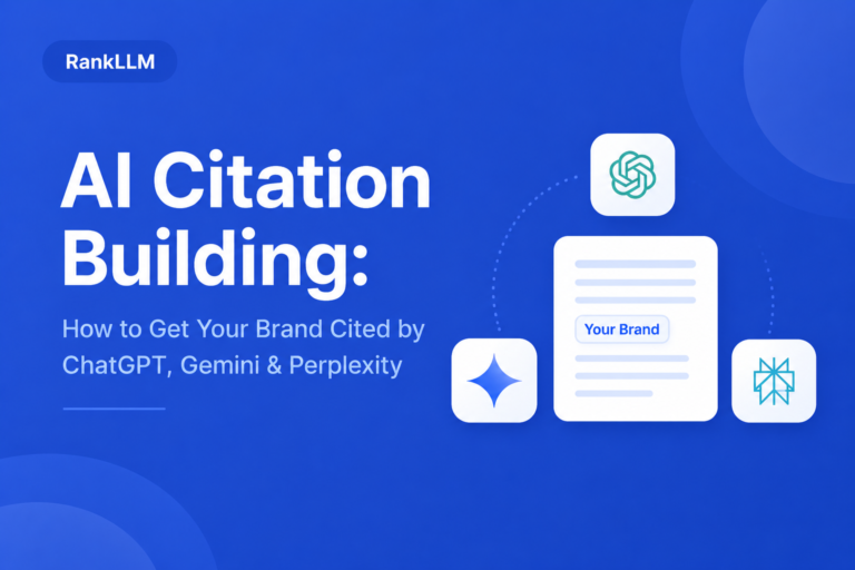 AI Citation Building: How to Get Your Brand Cited by ChatGPT, Gemini & Perplexity