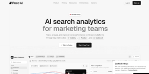 Peec AI dashboard