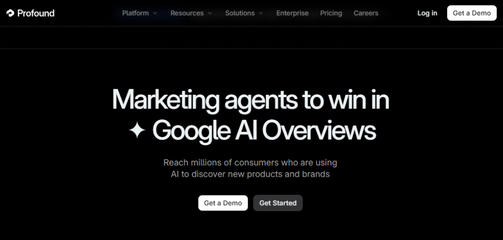Profound - AI Overviews Rank Trackers